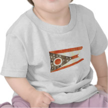 Retro Vintage Ohio Flag T-shirts
