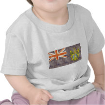 Retro Vintage Pitcairn Islands Flag Tshirt