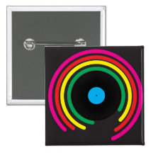 Retro vinyl pins