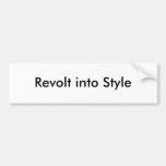 Revoltera in i stil bildekal