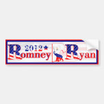 Rhode - ö Romney och Ryan bildekal 2012