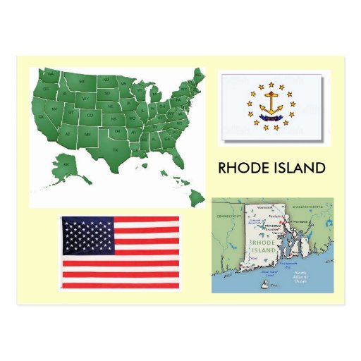 Rhode - ö, USA Vykort