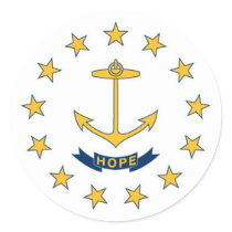 Rhode - statlig flagga för ö