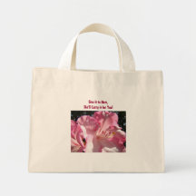 Rhodies hänger lös den rosa blommatotot mammormamm kassar