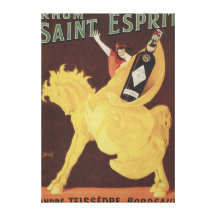 Rhum Sanktt Esprit - Andre Teissedre Promo Sträckta Canvas Tryck