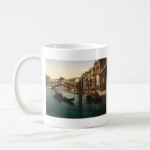 Rialto överbryggar I, Venedig, italien Muggar