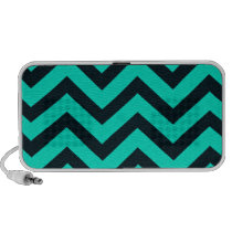 Rich mint and black chevron stripes pattern. högtalare