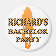 Richards ungkarlparty magnet för kylskåp
