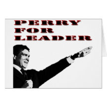 Rick Perry för ledare Hälsnings Kort