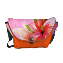 Rickshaw för Tangerineliljablommigt Messenger Bag