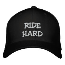 "RIDA HÅRT" FlexFit den svart Sledders.com hatten