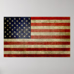 Riden ut bekymrad amerikanska flaggan print