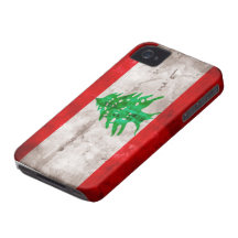 Riden ut Libanon flagga iPhone 4 Fodral