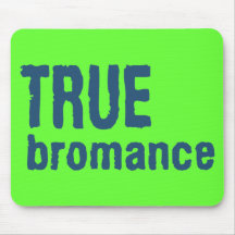 Riktiga Bromance (blått) Musmatta