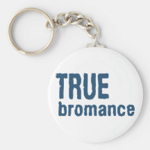 Riktiga Bromance (blått) Nyckel Ringar