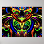 Ringar av belysning #2 print