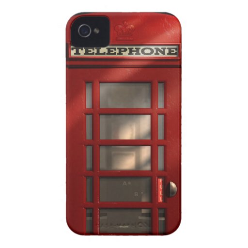 Ringer brittiskt rött för vintage boxas iPhone 4 fodraler