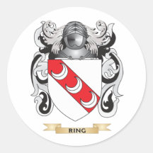 Ringvapensköld (familjvapenskölden) klistermärke
