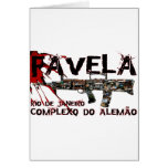 Rio de Janeiro Favela (slumen/kåktownen) Kort