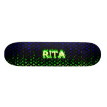 Rita grönt avfyrar den Skatersollie skateboarden