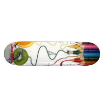 rita vektorn av chris skate board deck