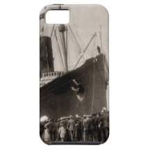 Rms-Lusitania ankommer New York City 1907 iPhone 5 Case-Mate Fodral