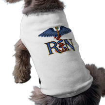 Rn-Caduceus Hund T-shirts