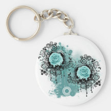 Ro Keychain (blått) Nyckelring