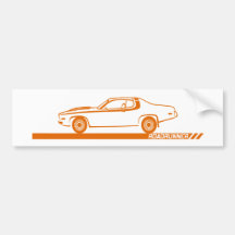 Roadrunnerorangebil 1973-74 bildekaler