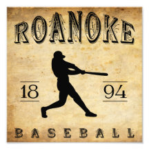 Roanoke Virginia baseball 1894 Fotokonst