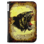 Roaring Tiger Grunge Artwork Wild Animal Big Cat Cases For The Kindle