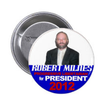 Robert Milnes för presidenten 2012 Knapp Med Nål