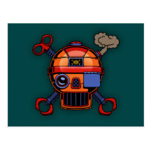 Robo pirat II Vykort