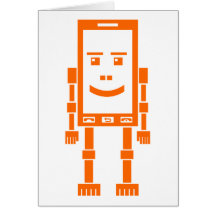 Robo-telefon - orange kort
