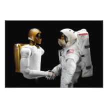Robonaut 2, ett fingerfärdigt, humanoidastronauthe fotografi