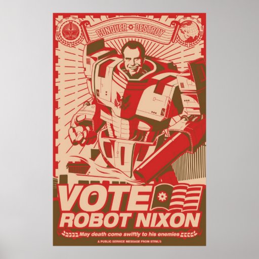 Robot Nixon Affischer