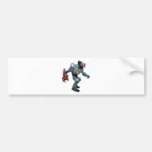 Robot No 7 Bumper Stickers
