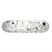 Robot Skate Board Deck