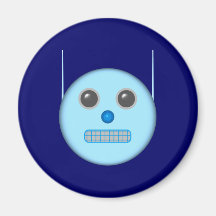 robot smilie kühlschrankmagnete