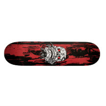 Robotdöskalle skateboard