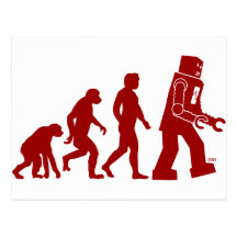Robotevolution - från man in i robotar vykort