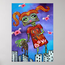 Robotflickaaffisch