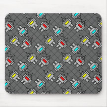 Robotmönster Mousepad Mus Matta