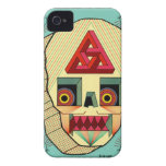 robotskalle iPhone 4 Case-Mate fodraler