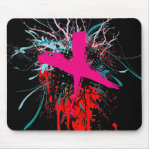Rock=Life "X-Klassade hjärta" Mousepad Musmattor