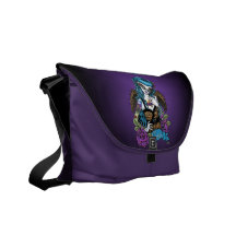 Rockabilly messenger bag för babytatueringängel