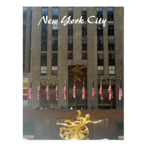 rockefeller baserar bldg vykort