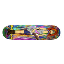 RockerChick stiger ombord Skate Deck