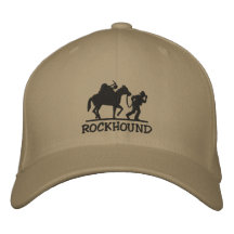 Rockhound broderade locket broderad baseball keps