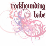Rockhounding Babe Photo Sculpture